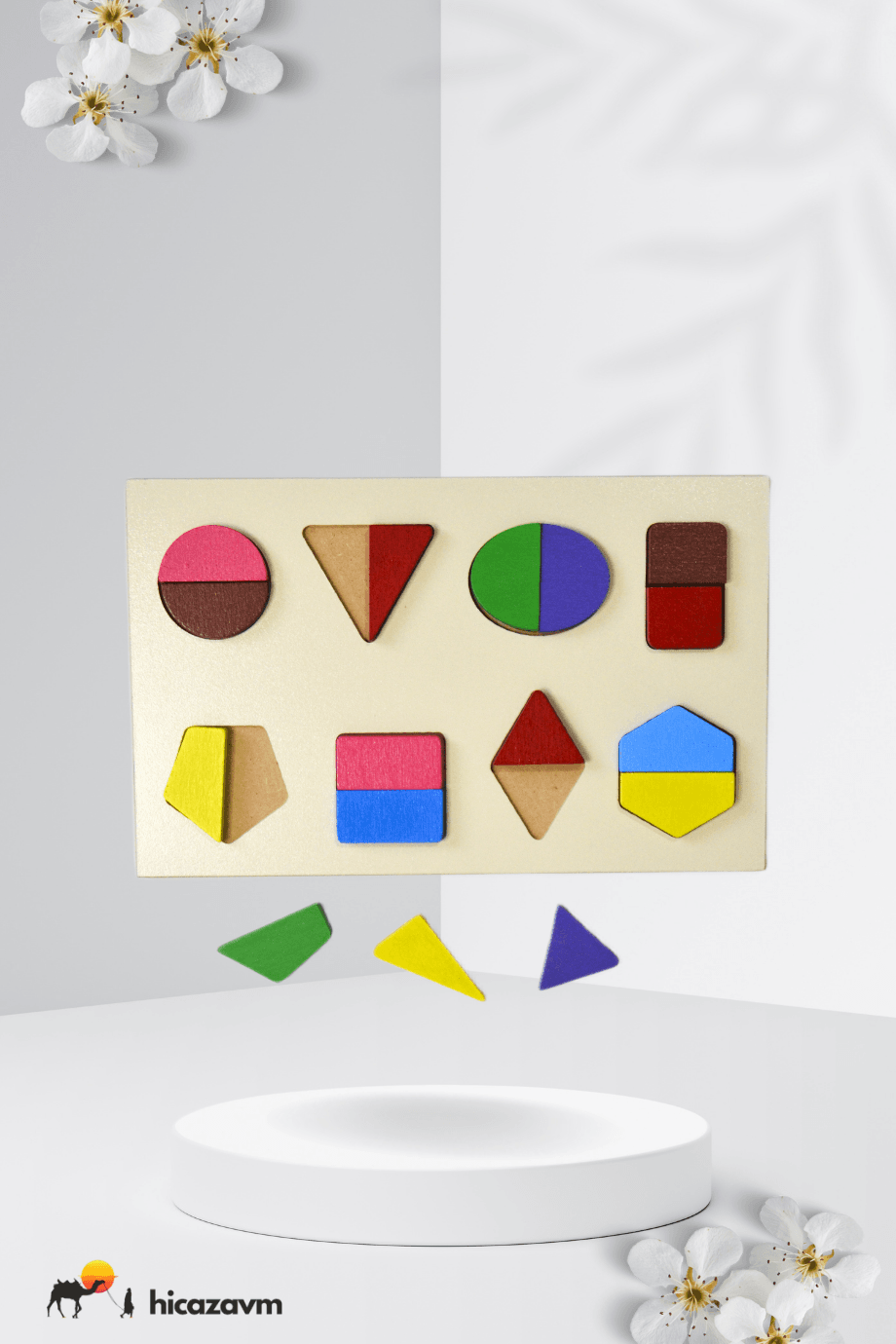 Ahşap Puzzle Şekiller