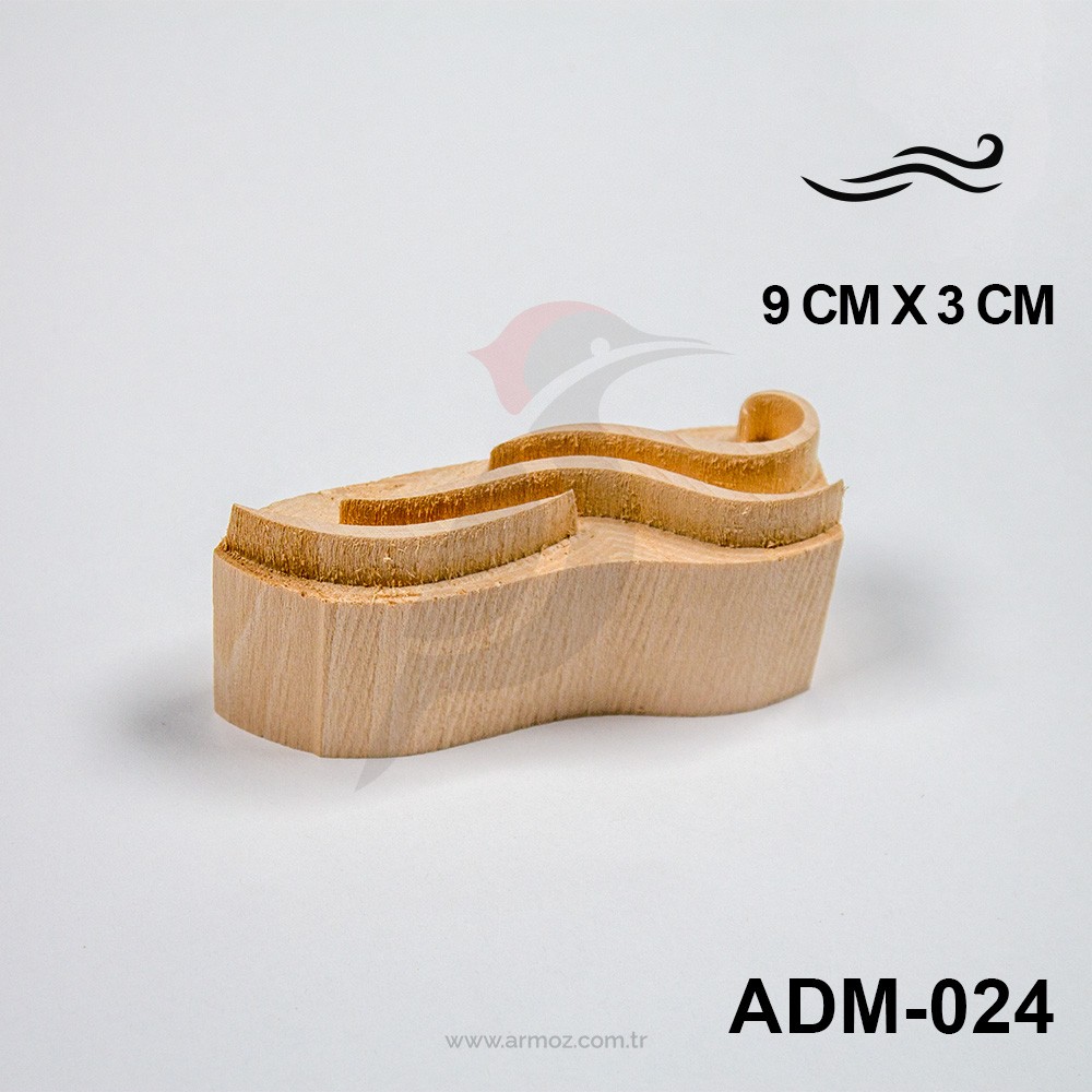 Ahşap Baskı Kalıbı Deniz & Mercan Model - ADM-024