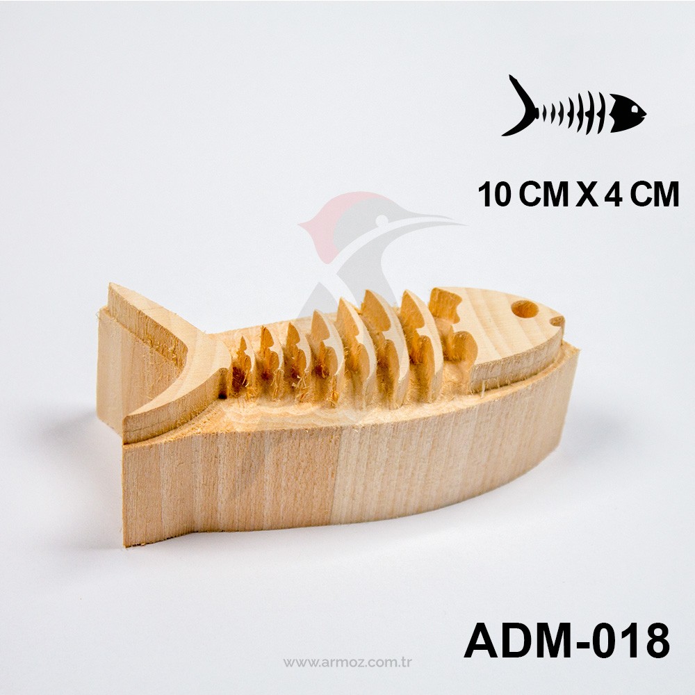 Ahşap Baskı Kalıbı Deniz & Mercan Model - ADM-018