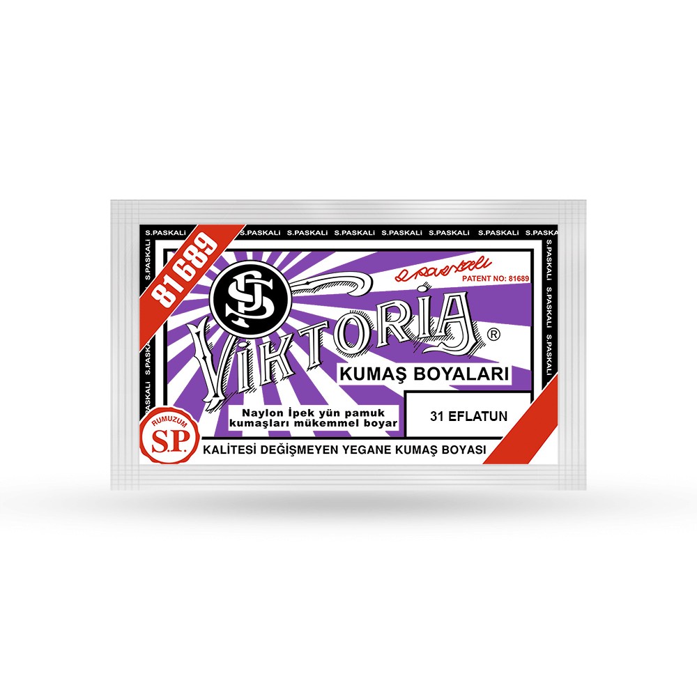 Viktoria Toz Kumaş Boyası 10 gr - Eflatun
