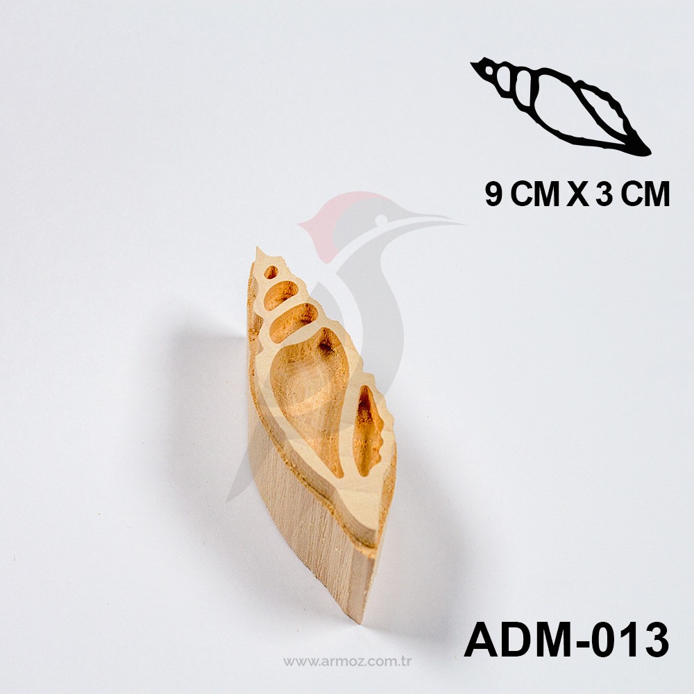 Ahşap Baskı Kalıbı Deniz & Mercan Model - ADM-013