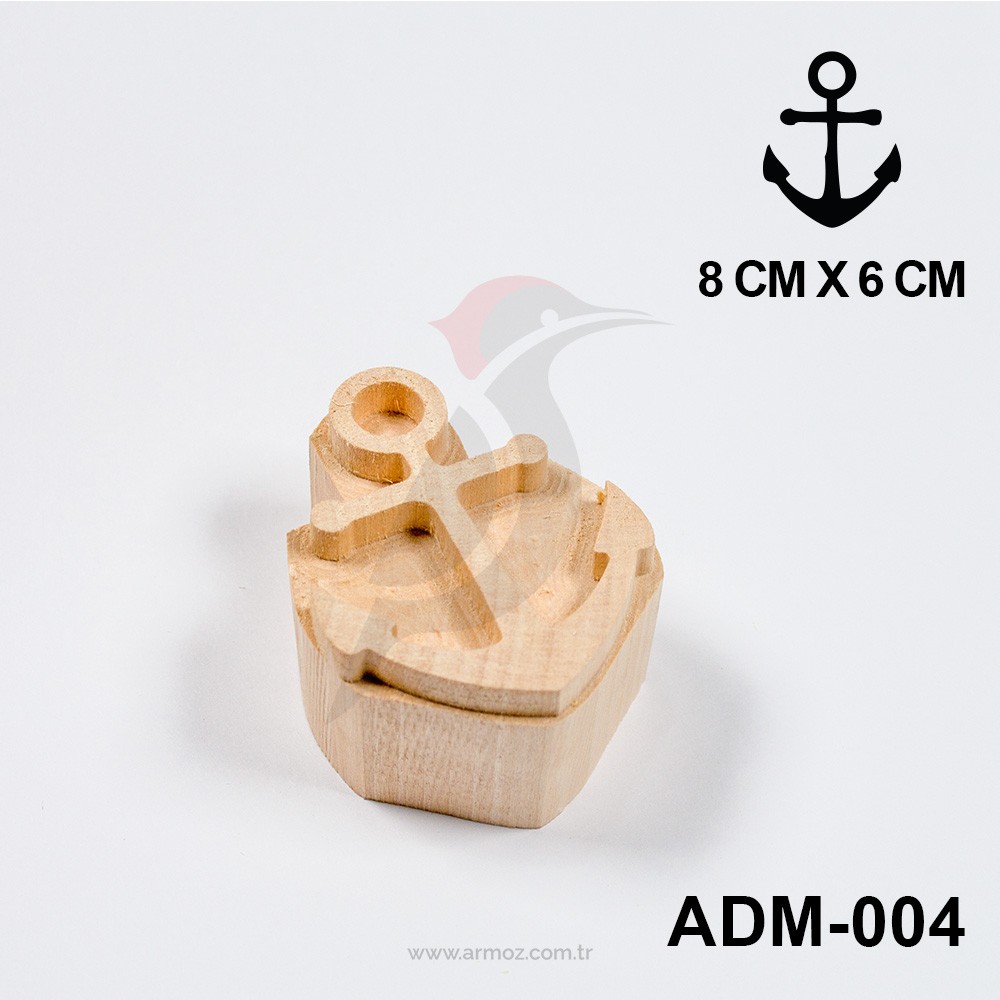 Ahşap Baskı Kalıbı Deniz & Mercan Model - ADM-004