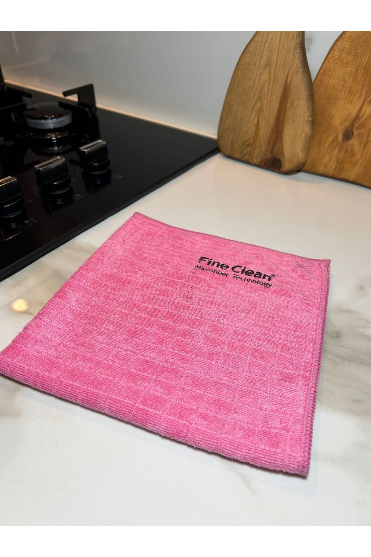 ( 1 Adet ) Mikrofiber Kareli Toz Ve Mutfak Bezi Leke Tutmaz Miss 40x40 Cm