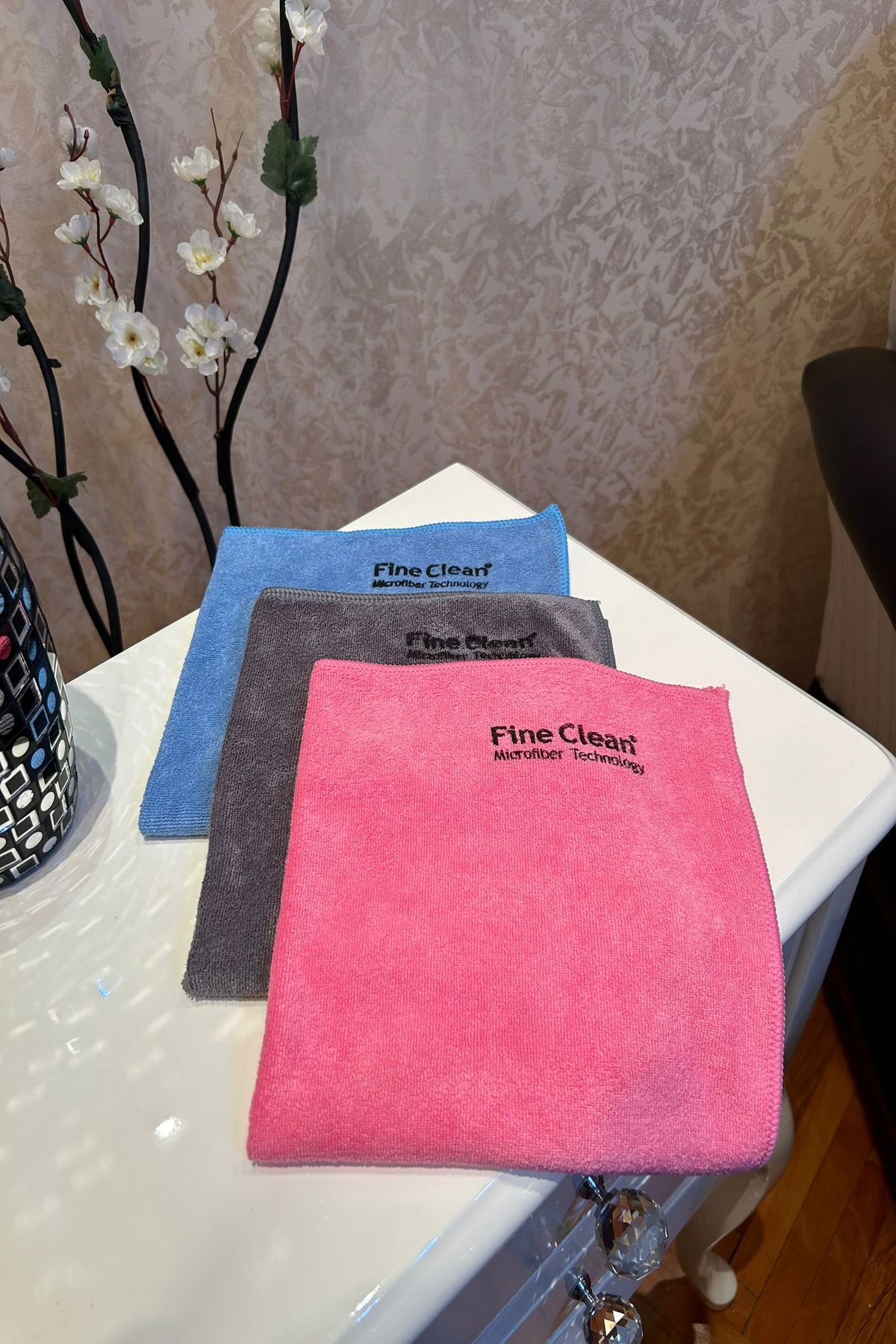 ( 3 Adet ) Profesyonel Mutfak Ve Toz Bezi Mikrofiber 40*40