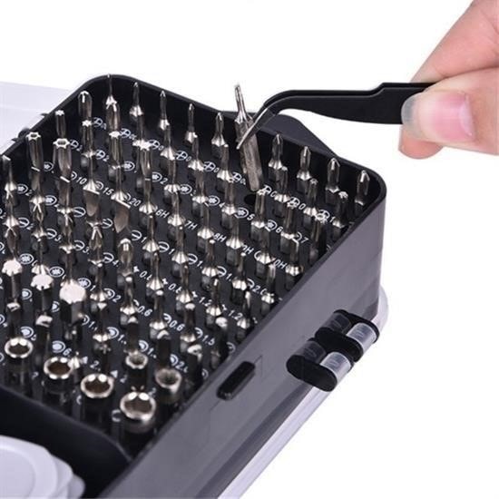 AtolyeNo35 115 in 1 Hassas Tornavida Onarım Aletleri Seti, Manyetik Sürücü Kitli, Elektronik ve Bilgisayar Onarım Seti