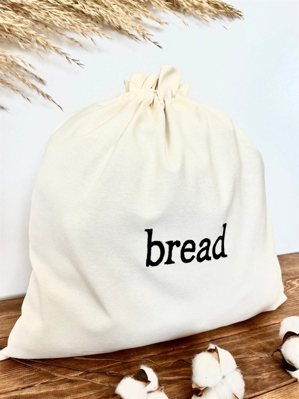 Atölye No 35 Essentials Bread Büyük Boy Ekmek Kesesi Krem
