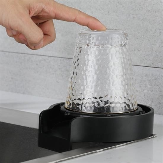 AtolyeNo35® Yüksek Basınçlı Otomatik Bardak Yıkama Aparatı – Mutfak Lavaboları İçin Hızlı Kupa Durulayıcı