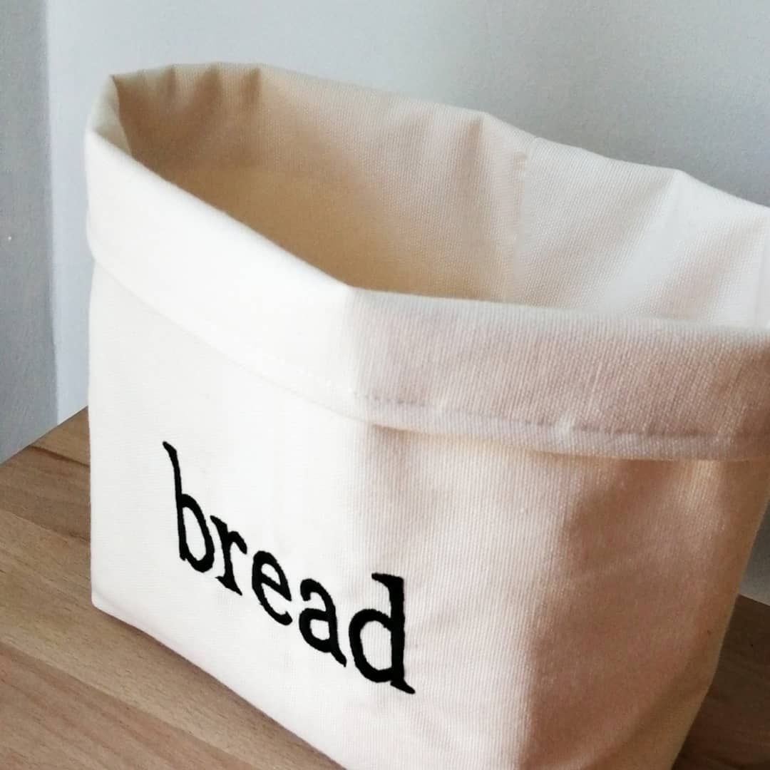 Atölye No 35 Bread Nakışlı Ekmek Sepeti Krem Kurumsal Ürün