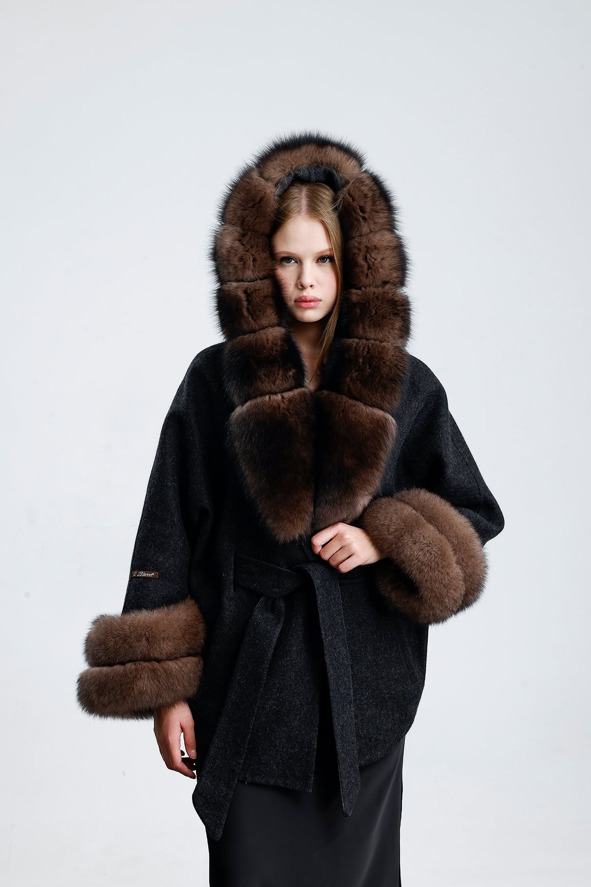 VEYRA Alpaca Coat - Antrasit