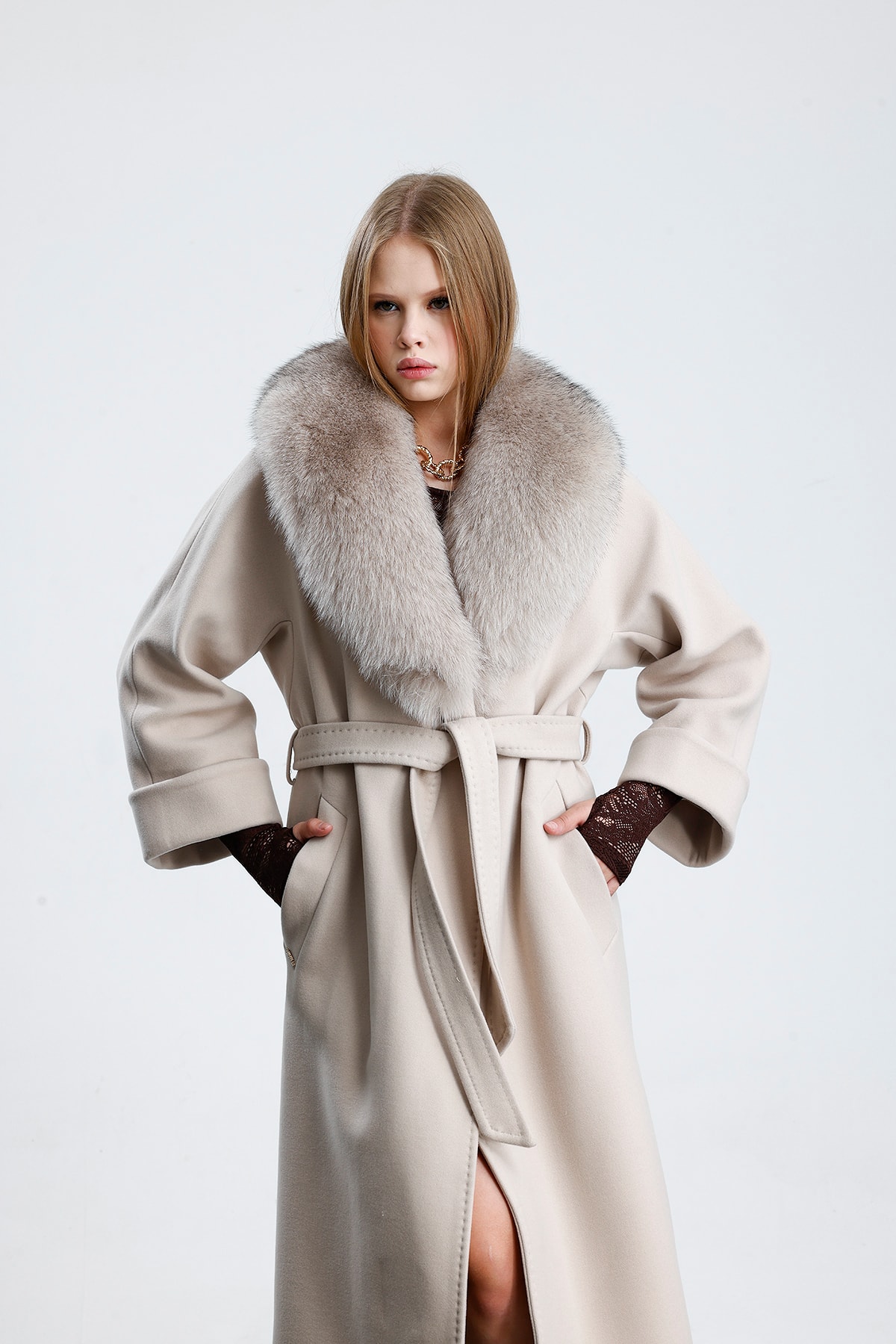 THE SAGE Fur Shawl
