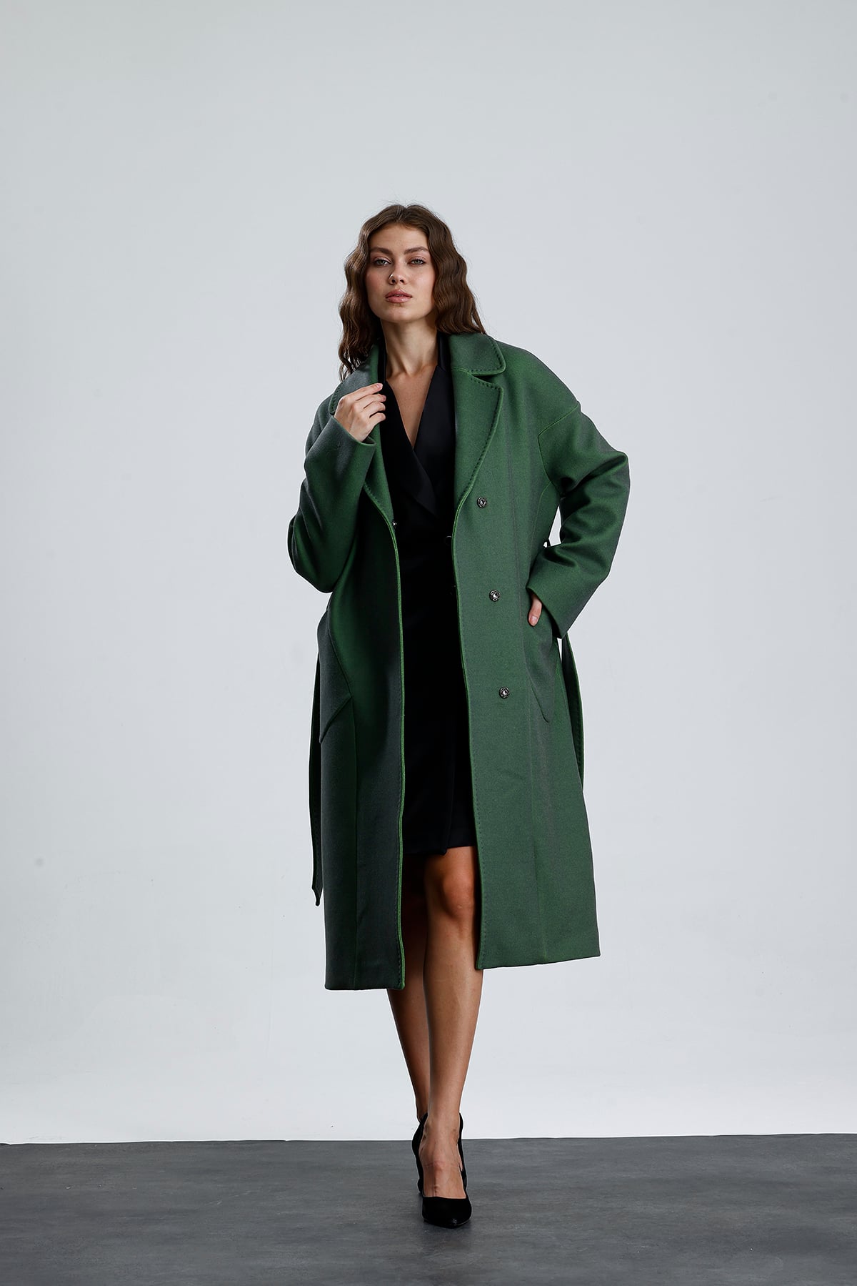 MISTY BLOOM Furless Cashmere Coat