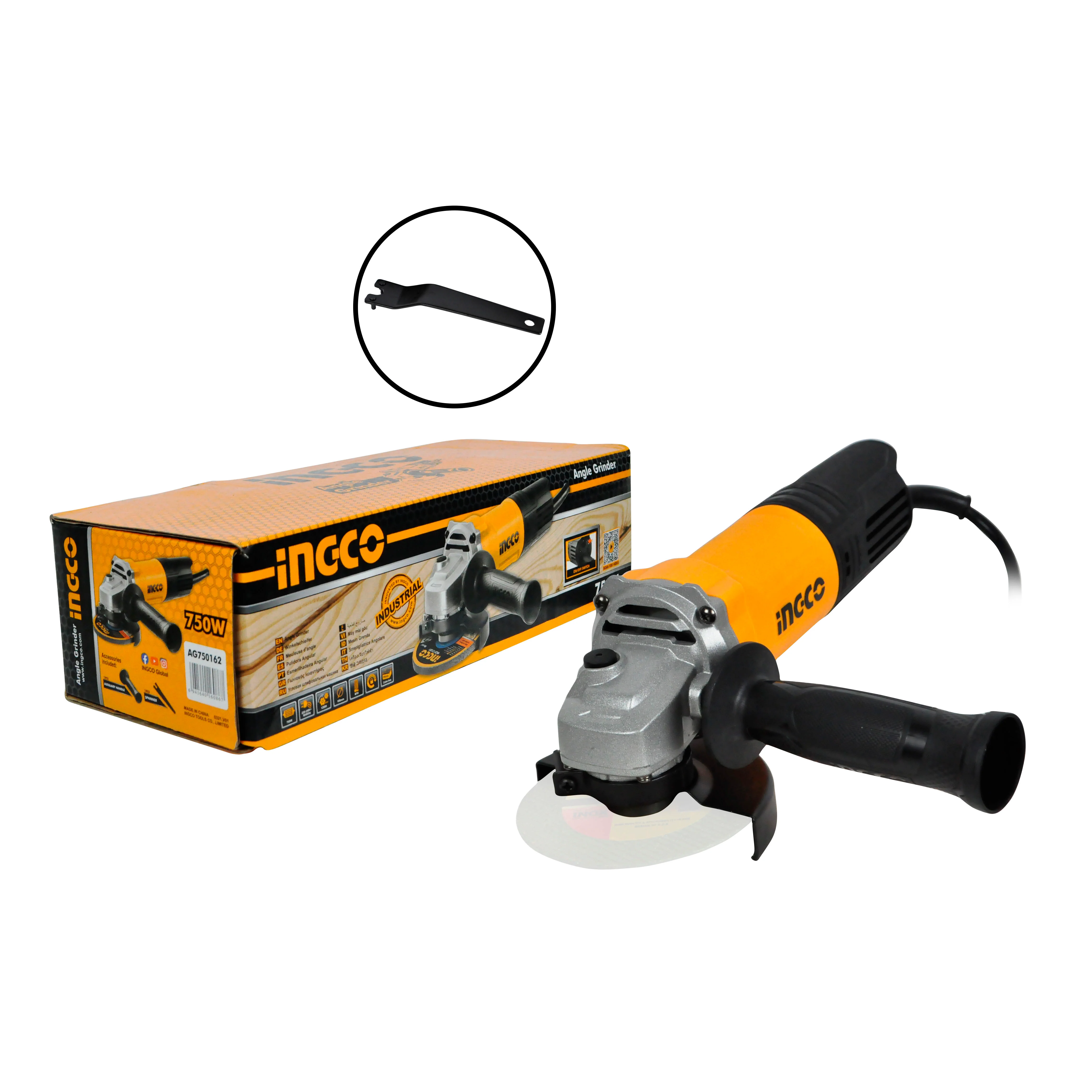 İngco Avuç Taşlama 115 mm 750W