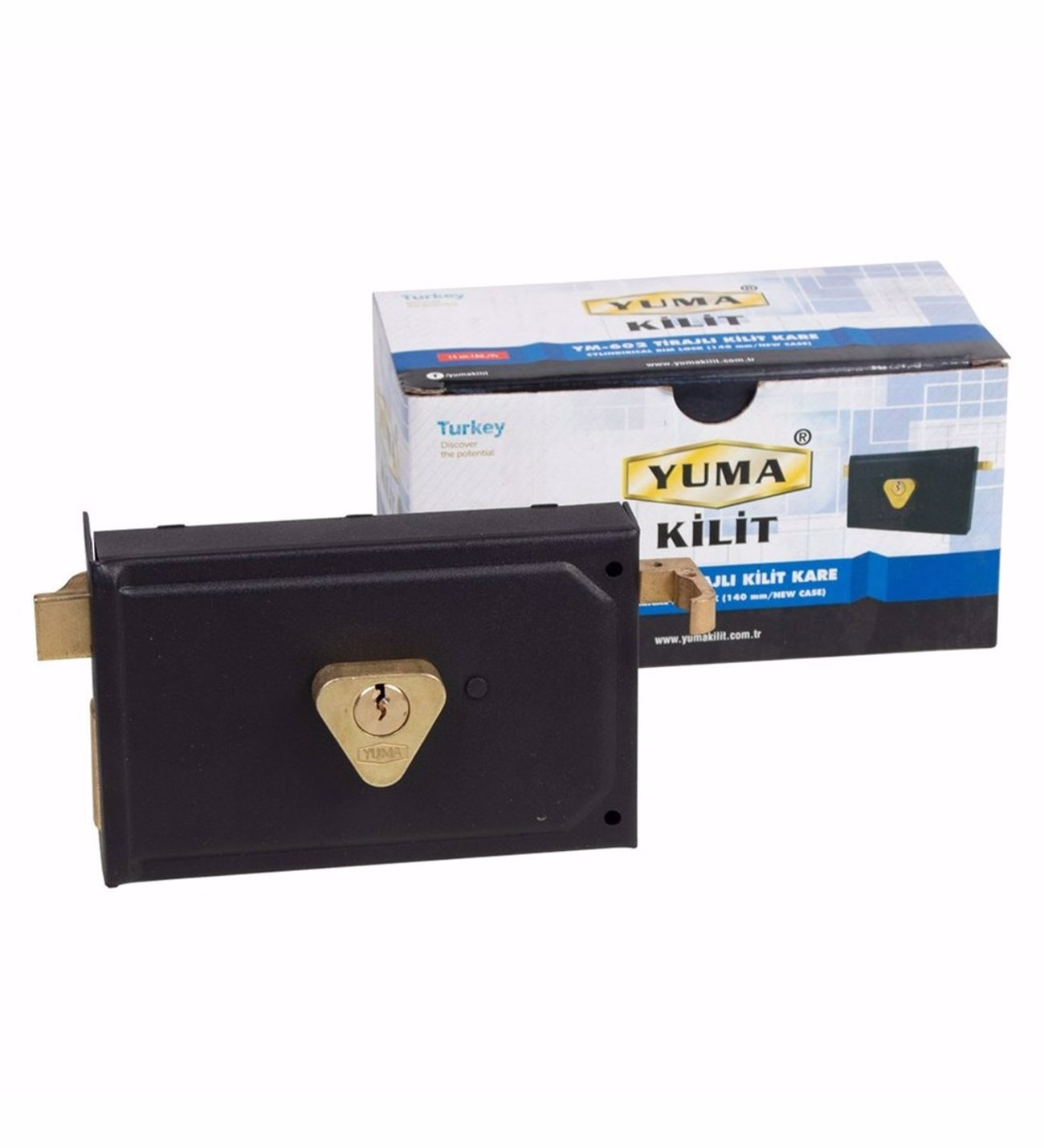 Yuma Tirajlı Kilit Kare 14 cm Ym 602 