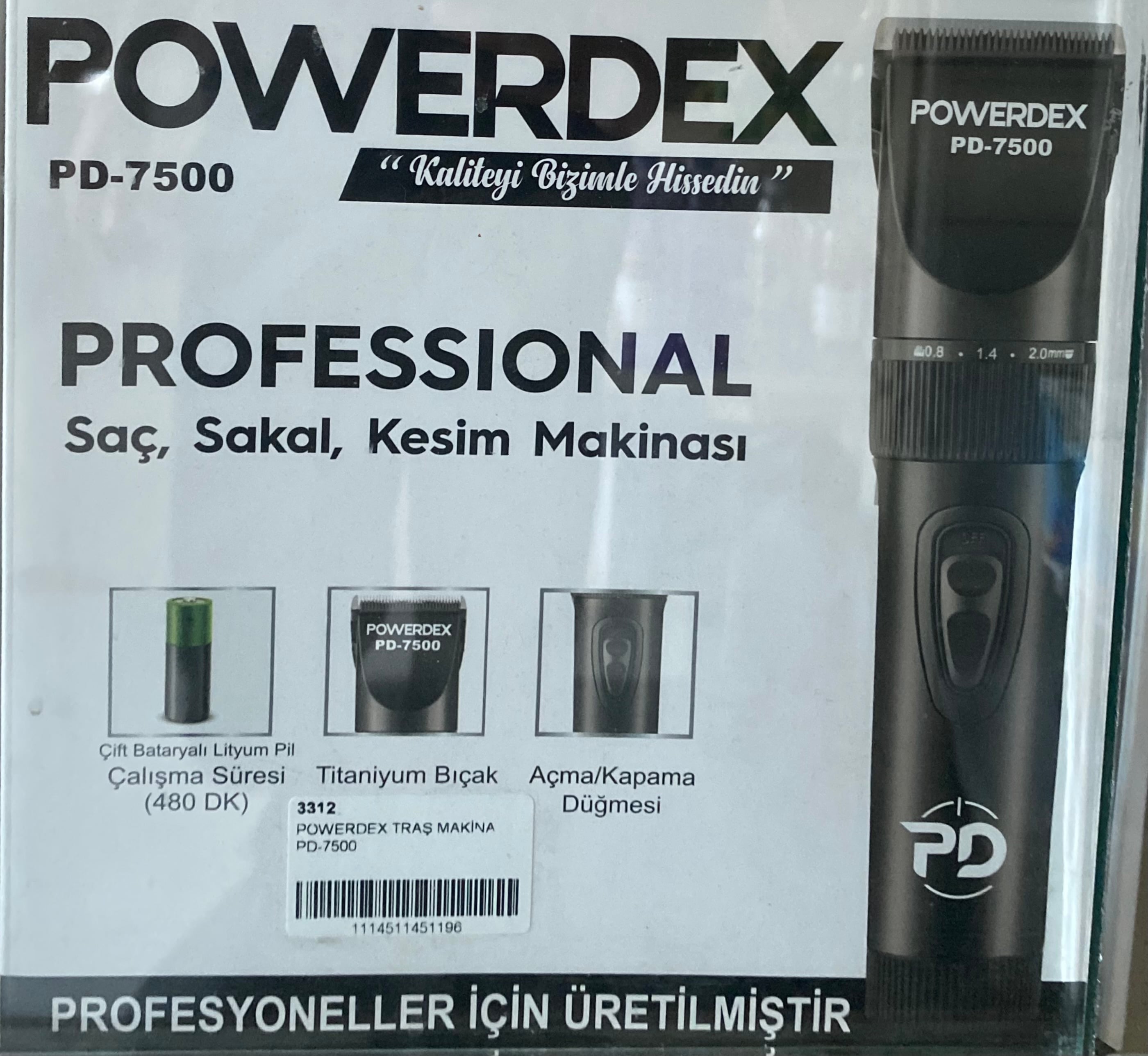 Powerdex Pd-7500 Traş makinesi