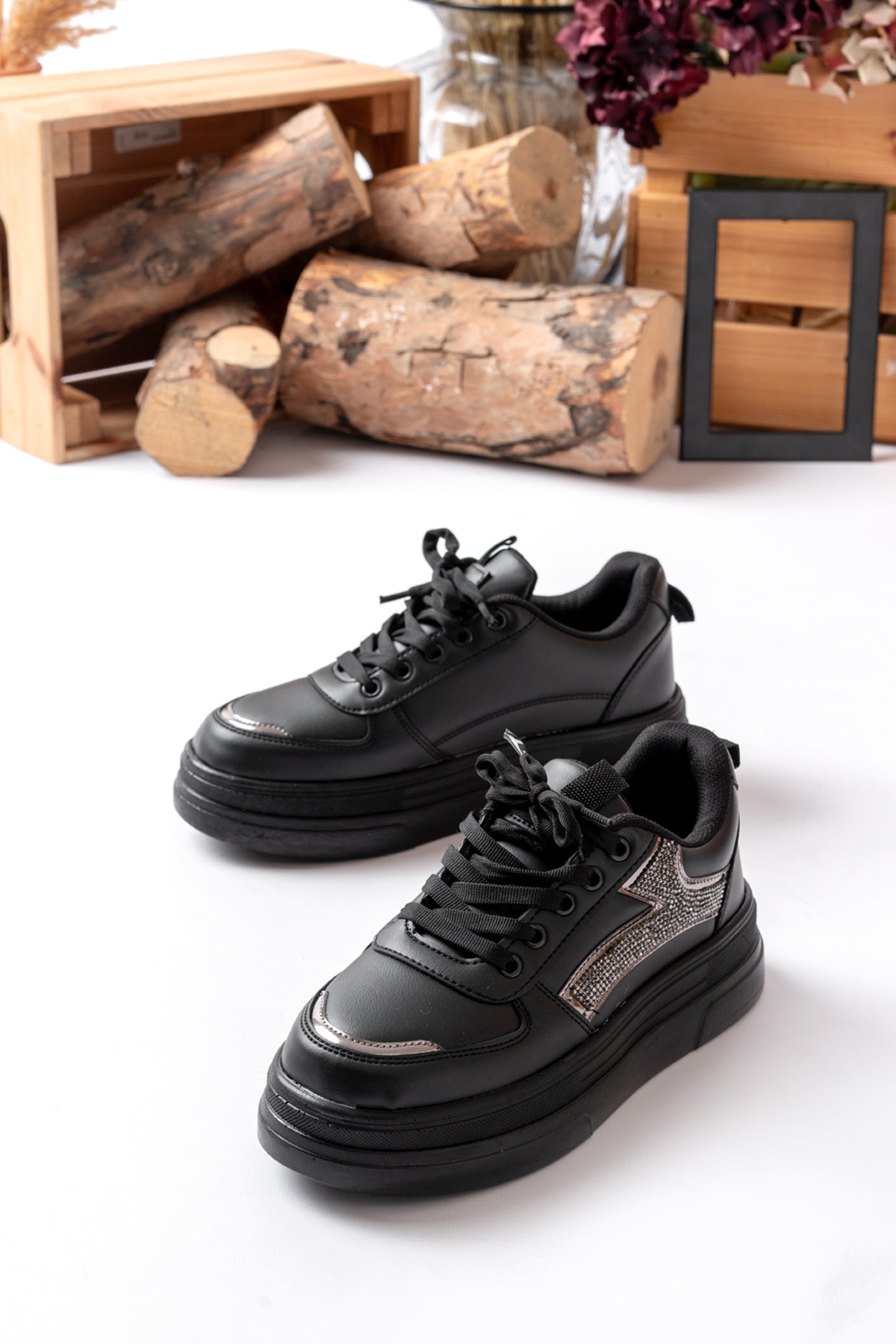 Garantili Armando Günlük Ortopedik Kadın Sneaker Spor Ayakkabı