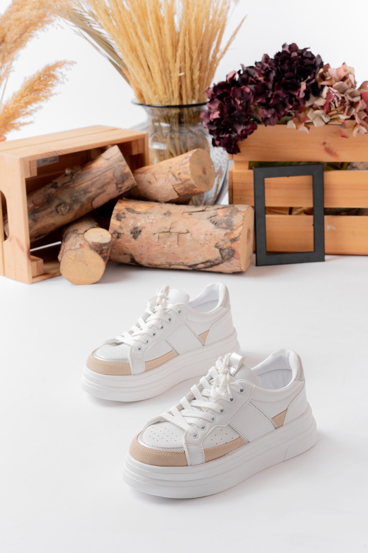 Garantili Tetra Günlük Ortopedik Kadın Sneaker Spor Ayakkabı