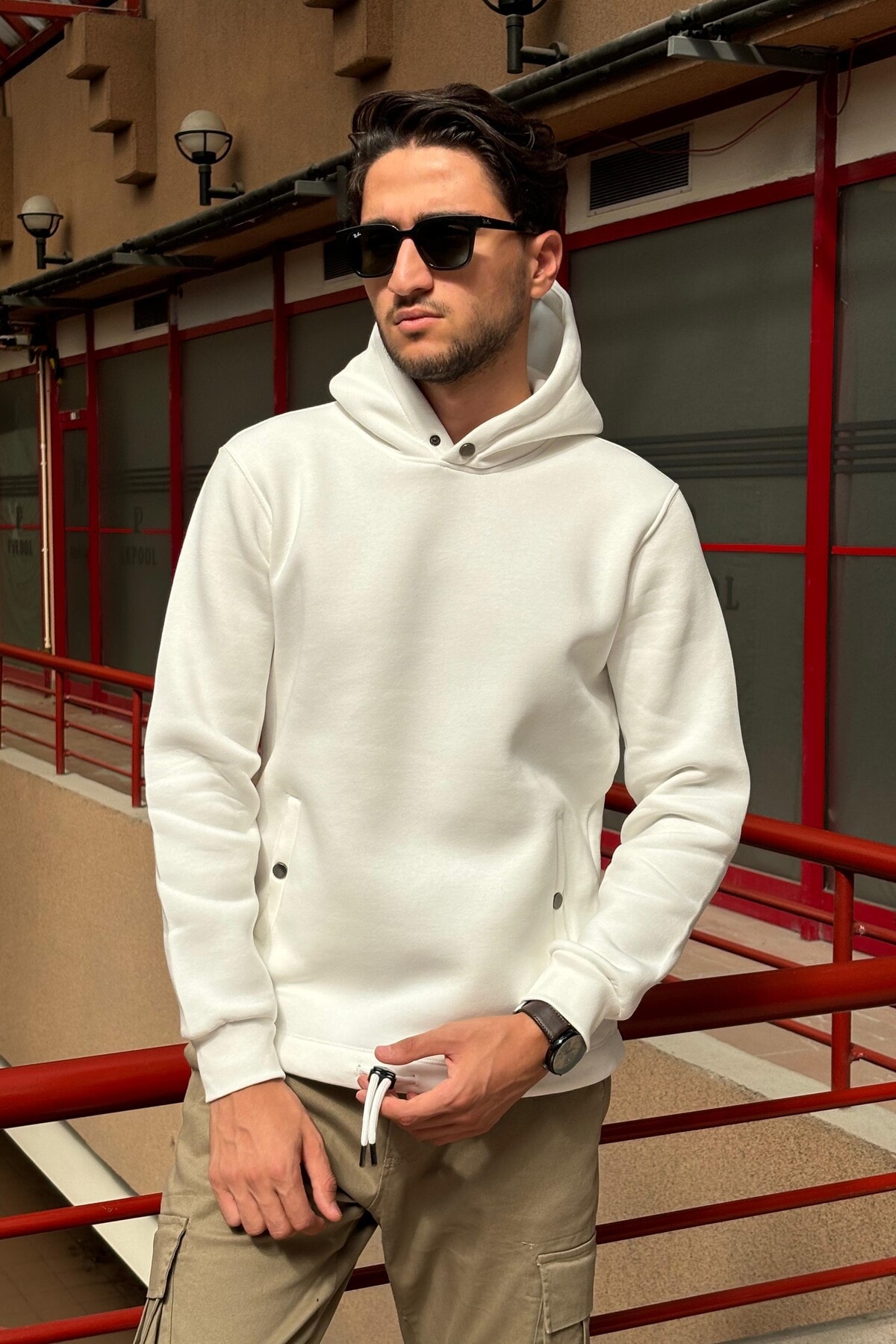 SWEATSHIRT 24OD2317 - BEYAZ