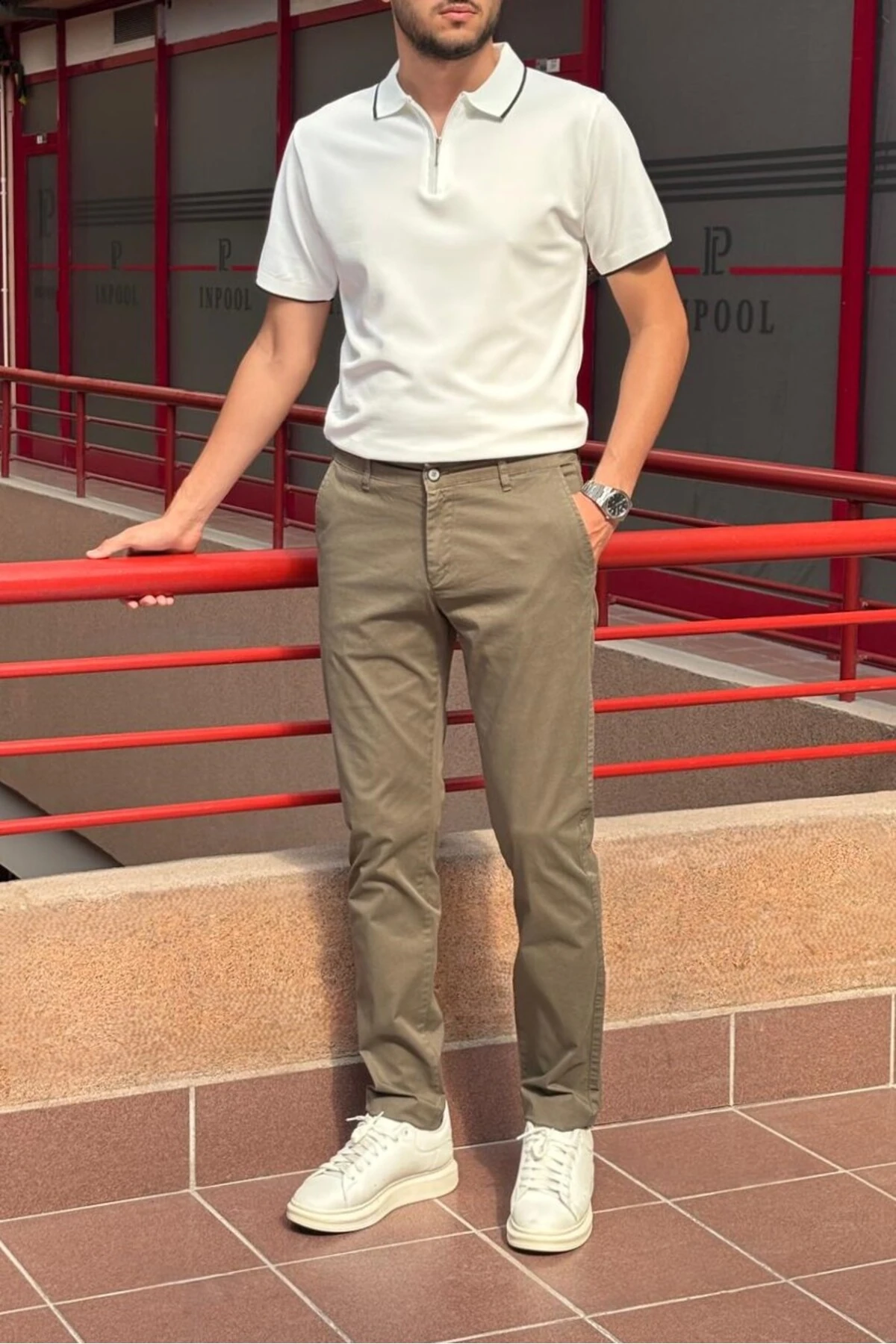 PANTOLON 25INP121 - HAKİ