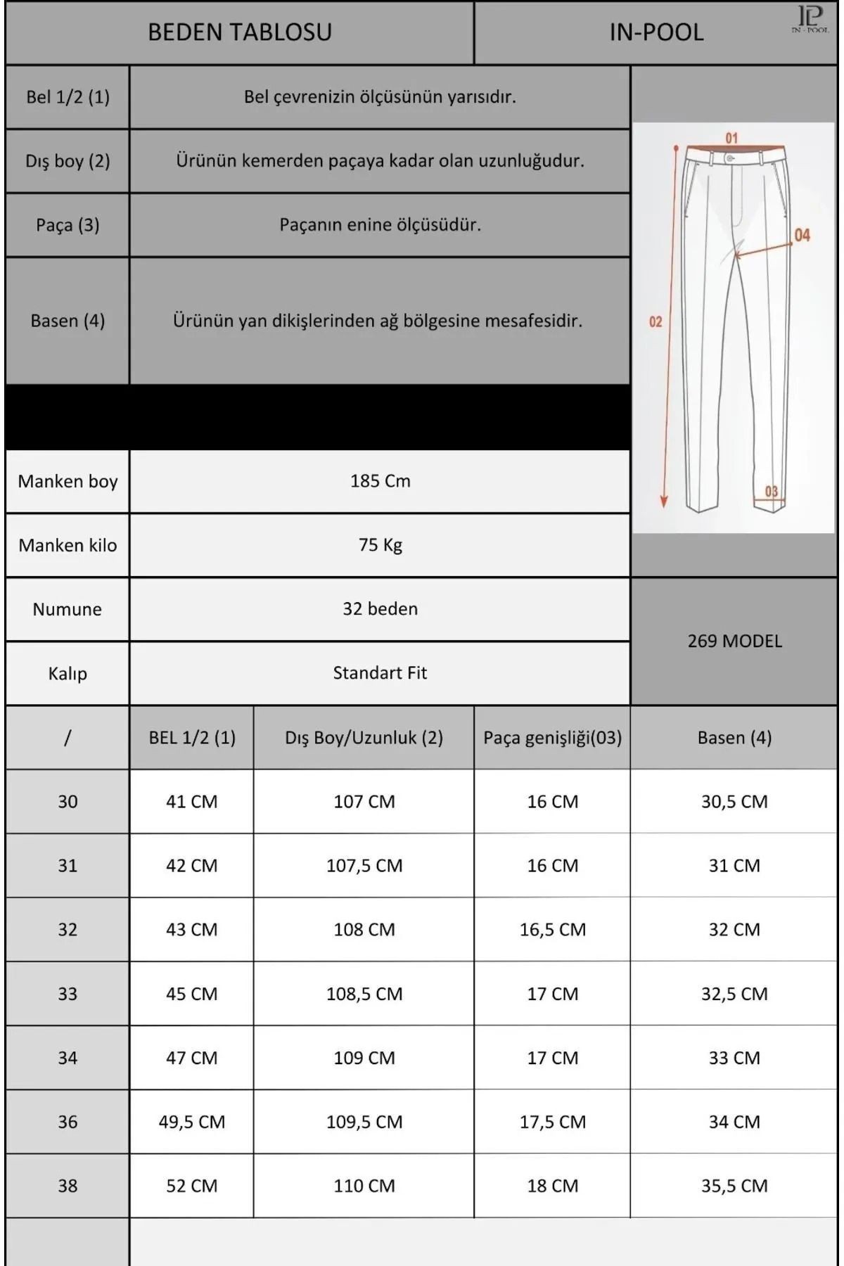 PANTOLON 23INP269