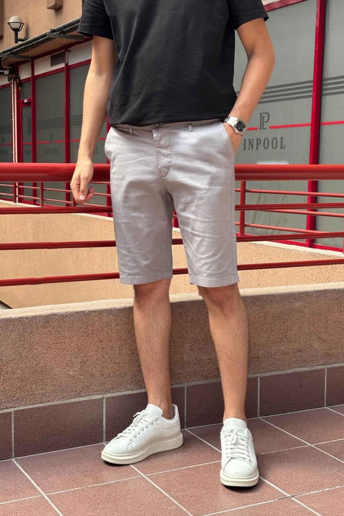 ŞORT 25INP100 - GRİ