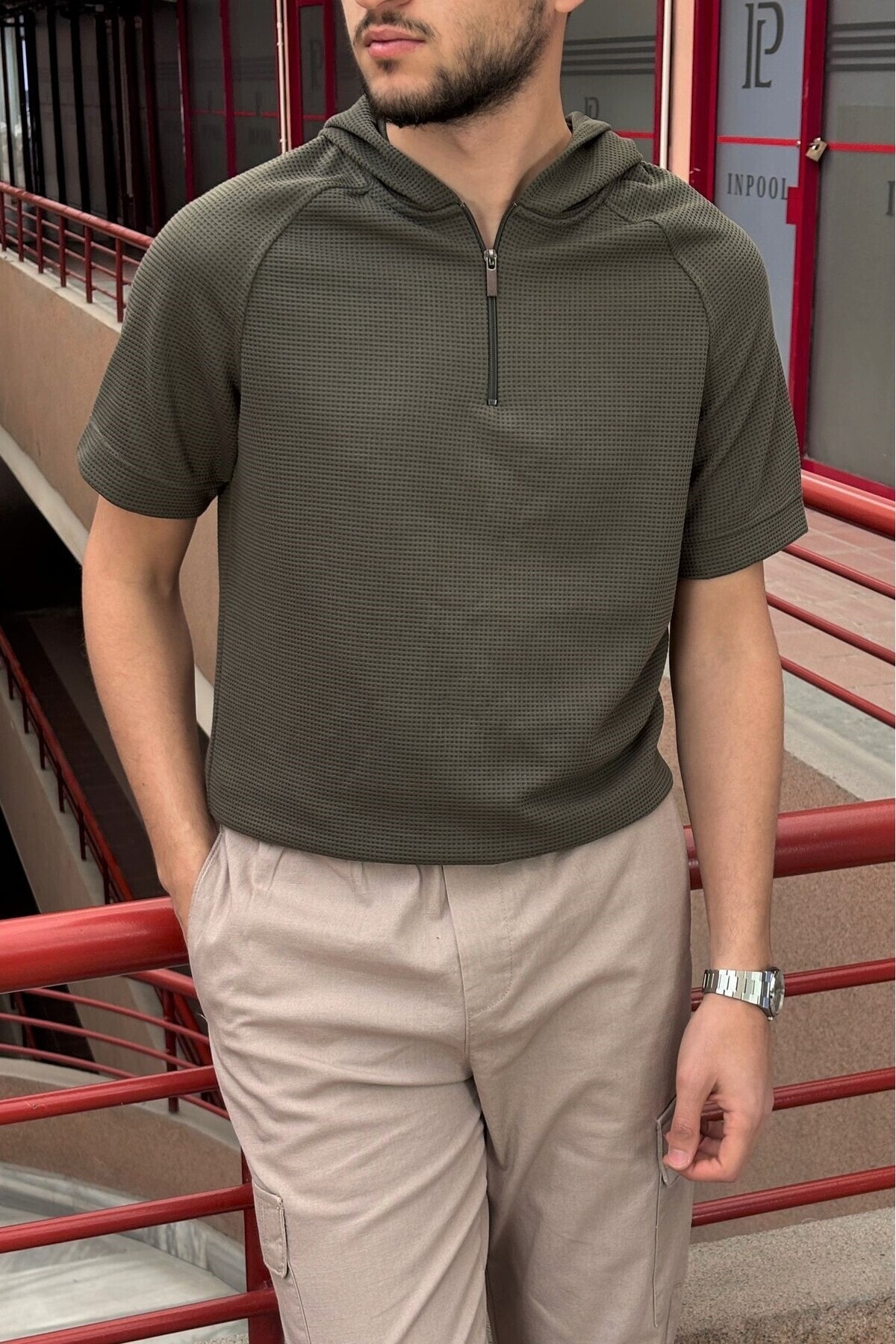 T-SHIRT 25USE169 - HAKİ