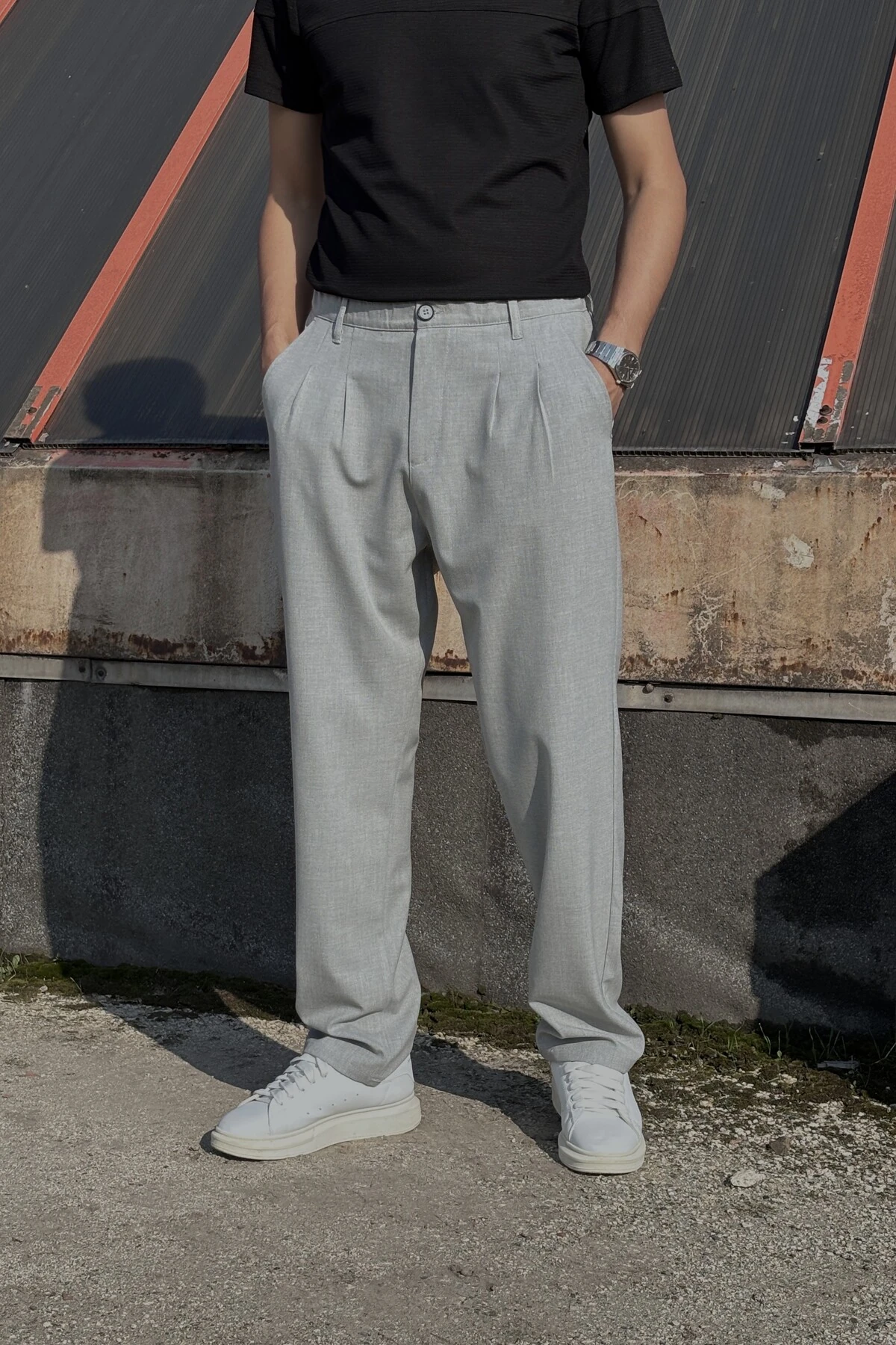 PANTOLON 24ASP01 - AÇIK GRİ