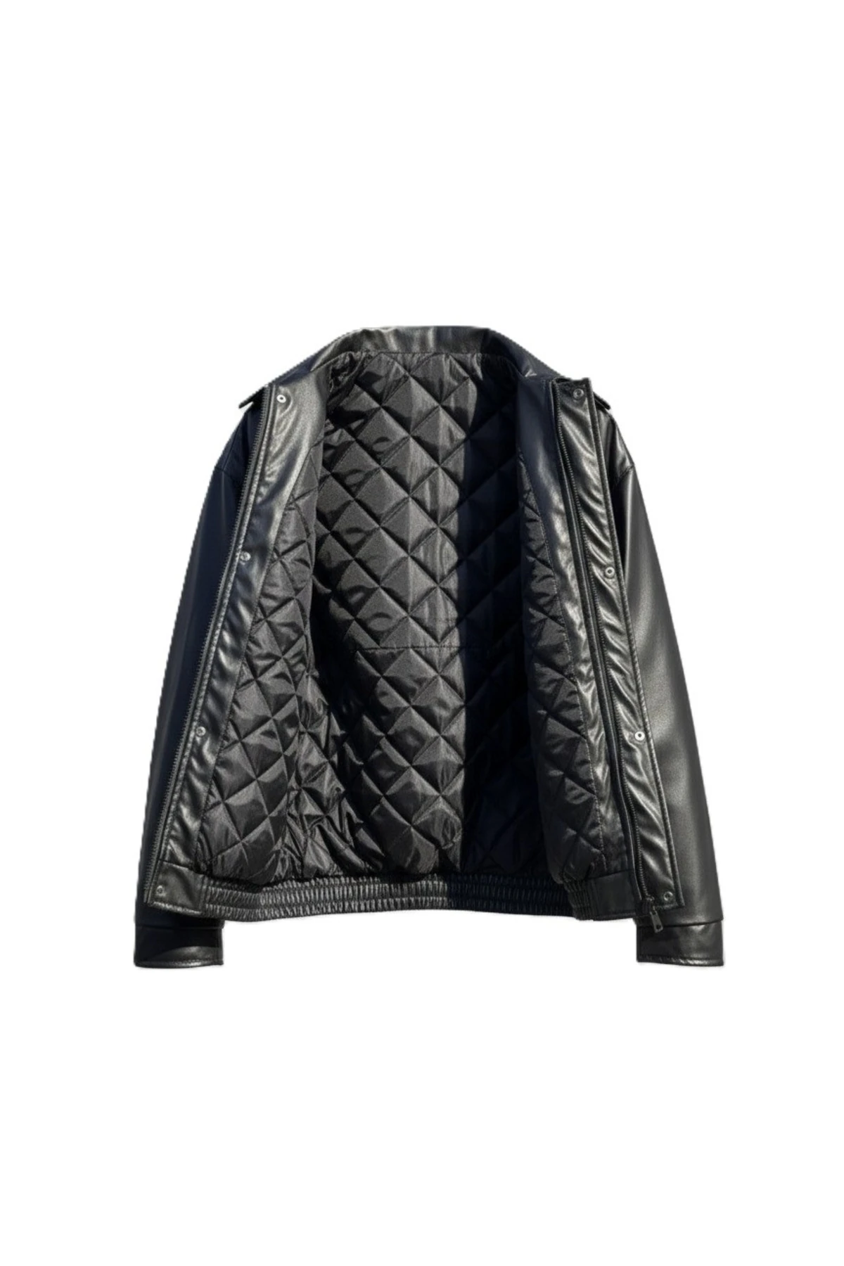 Oversize Fit Suni Deri Ceket 25USE640