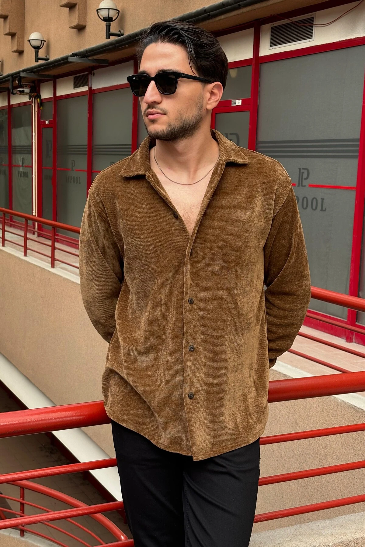 GÖMLEK 24LM1613 - VİZON