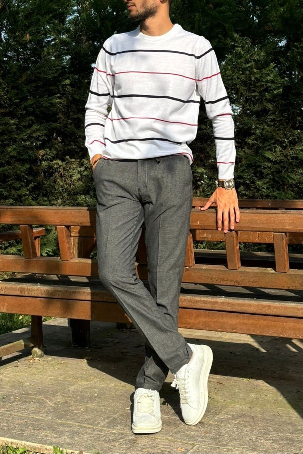 PANTOLON 24INP291 - KOYU GRİ