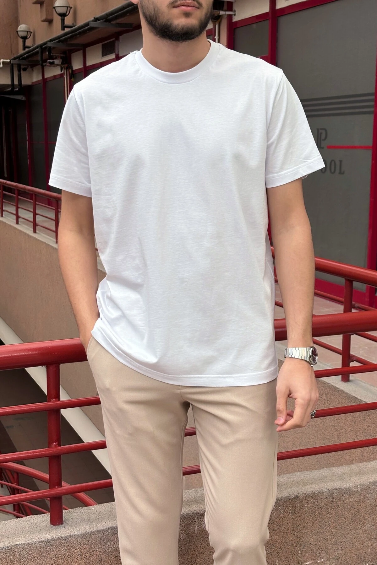 T-SHIRT 25INPT01 - BEYAZ