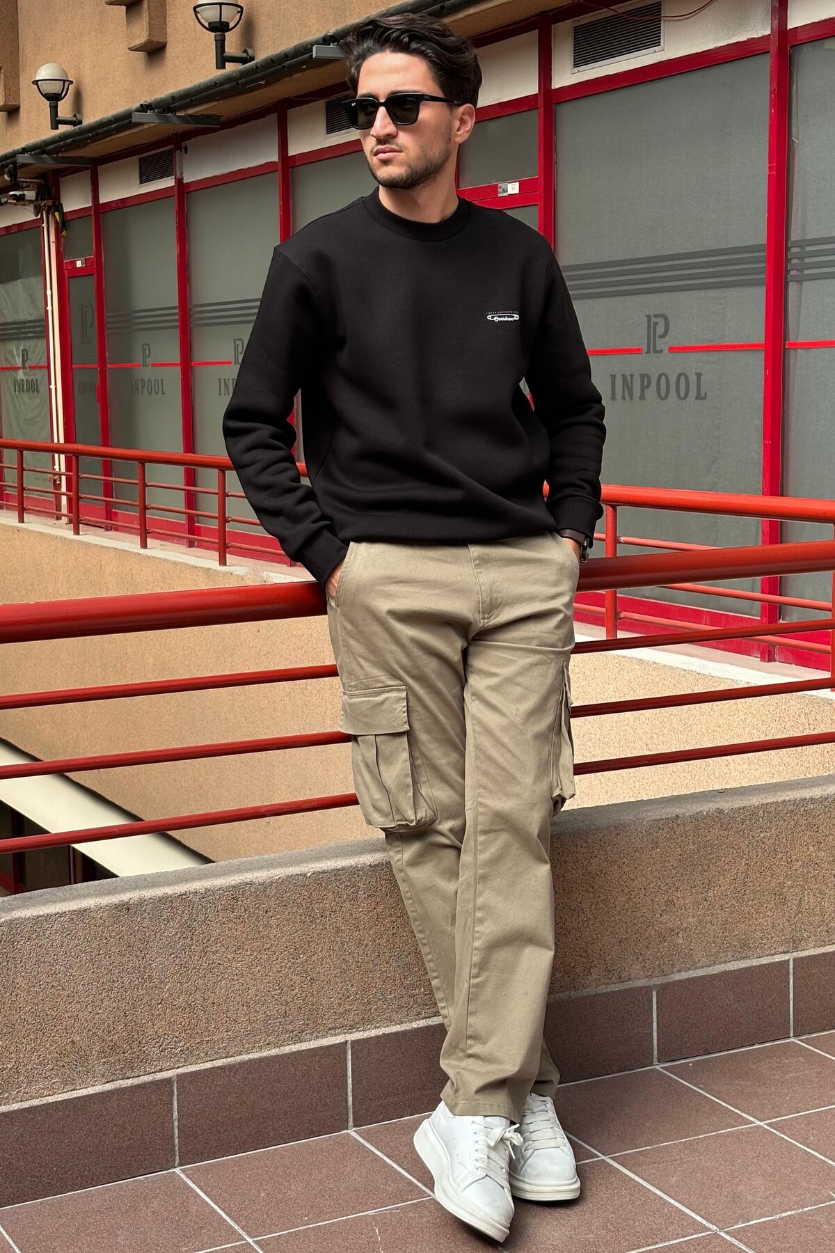 SWEATSHIRT 24OD1022 - SİYAH