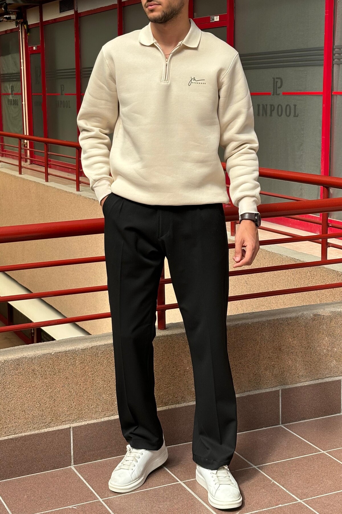 SWEATSHIRT 24OD1041 - BEJ