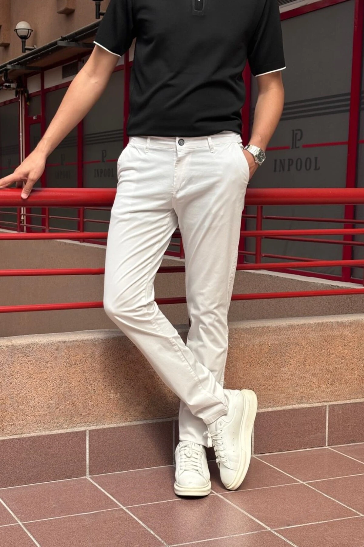 PANTOLON 25INP121 - BEYAZ