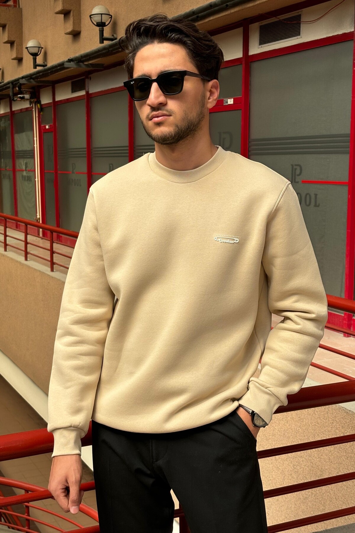 SWEATSHIRT 24OD1022 - BEJ