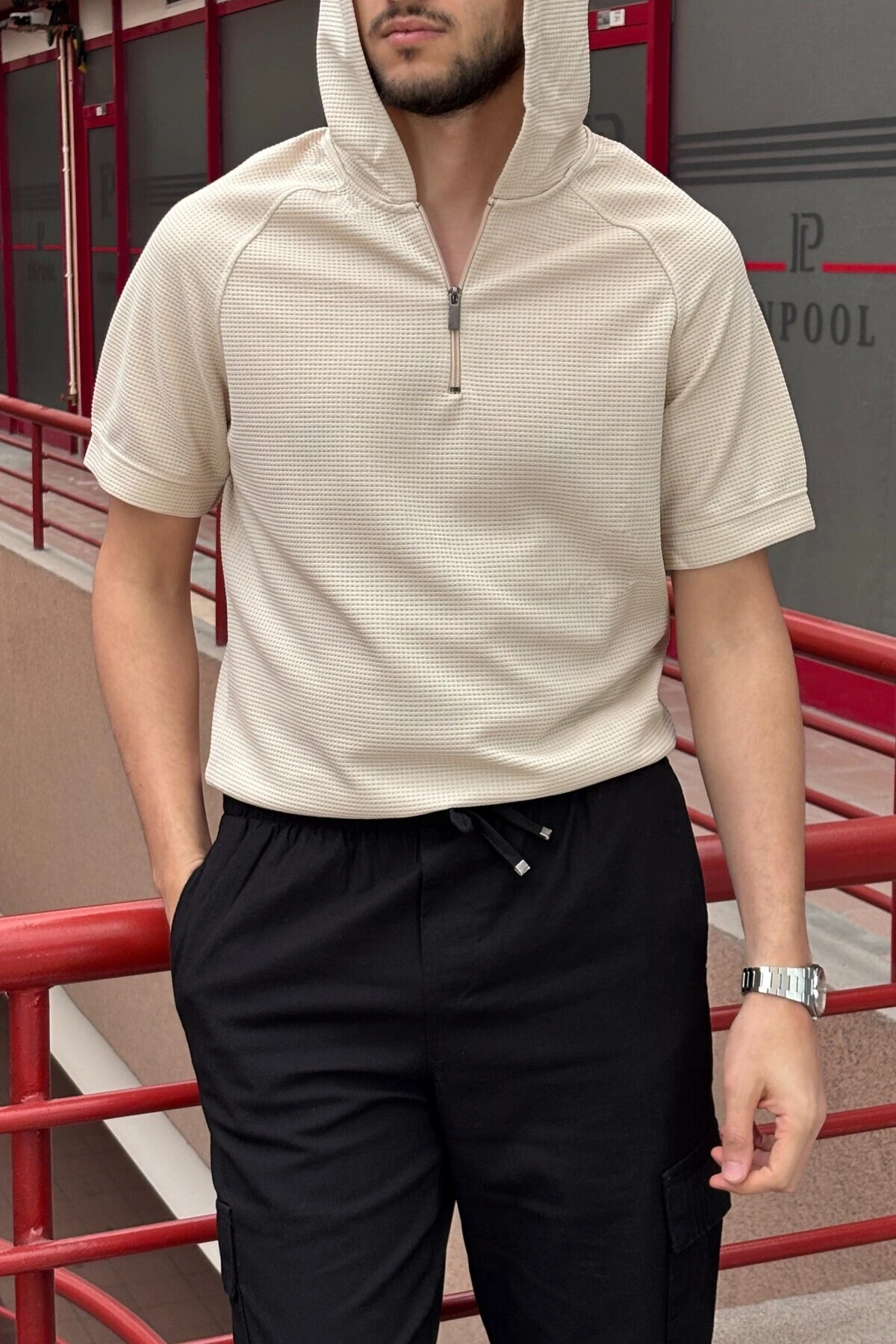 T-SHIRT 25USE169 - BEJ