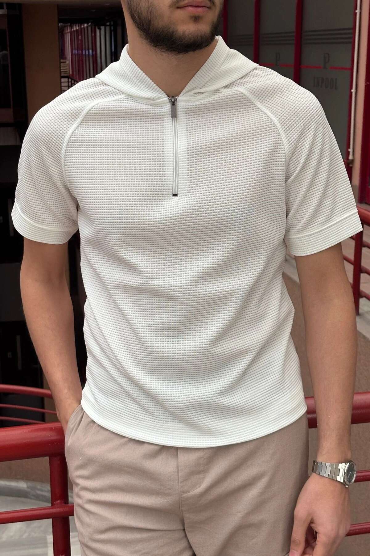 T-SHIRT 25USE169 - BEYAZ