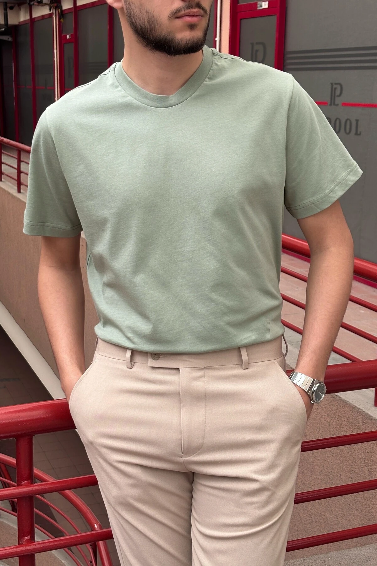 T-SHIRT 25INPT01 - HAKİ