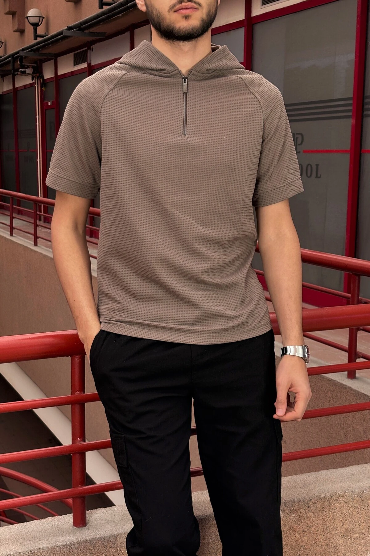 T-SHIRT 25USE169 - VİZON