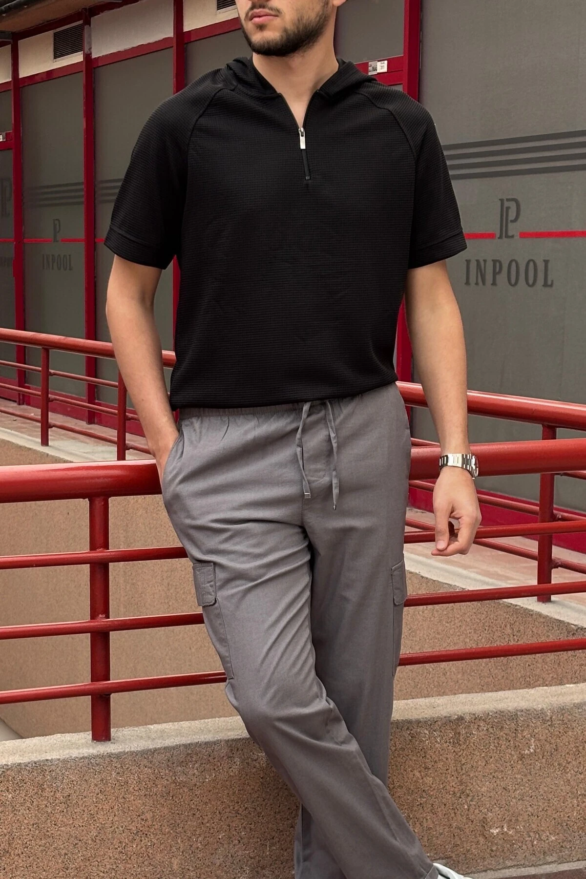 T-SHIRT 25USE169 - SİYAH