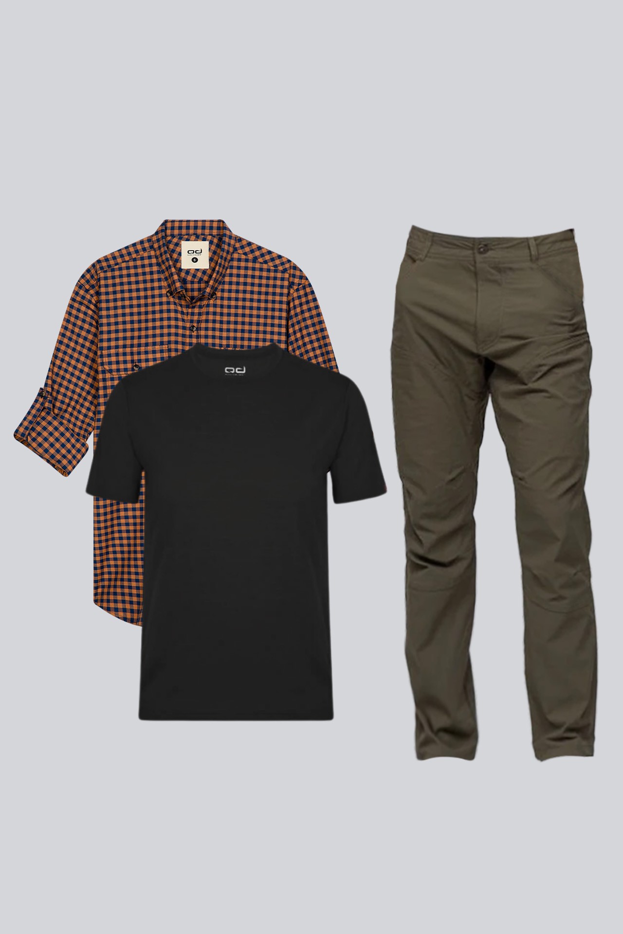 All Season Merino T-Shirt + SPRG Flannel Gömlek + All-Time Pantolon Set