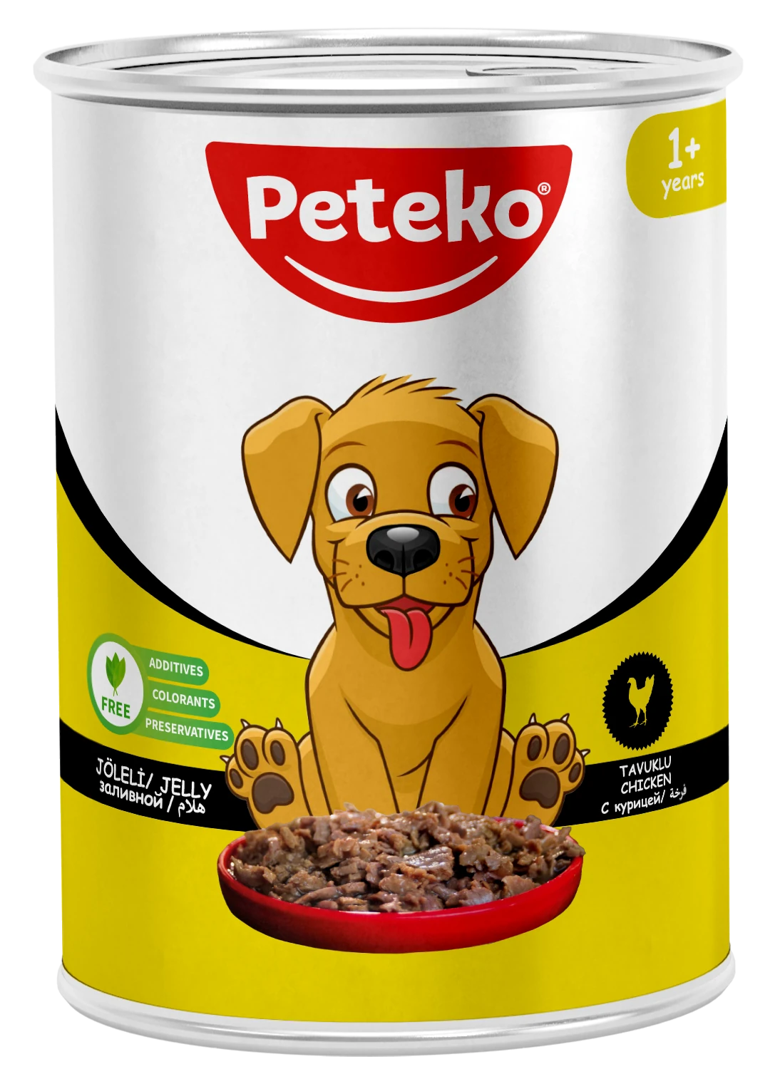 PETEKO 12 ADET PATE YETİŞKİN KÖPEK MAMASI TAVUKLU