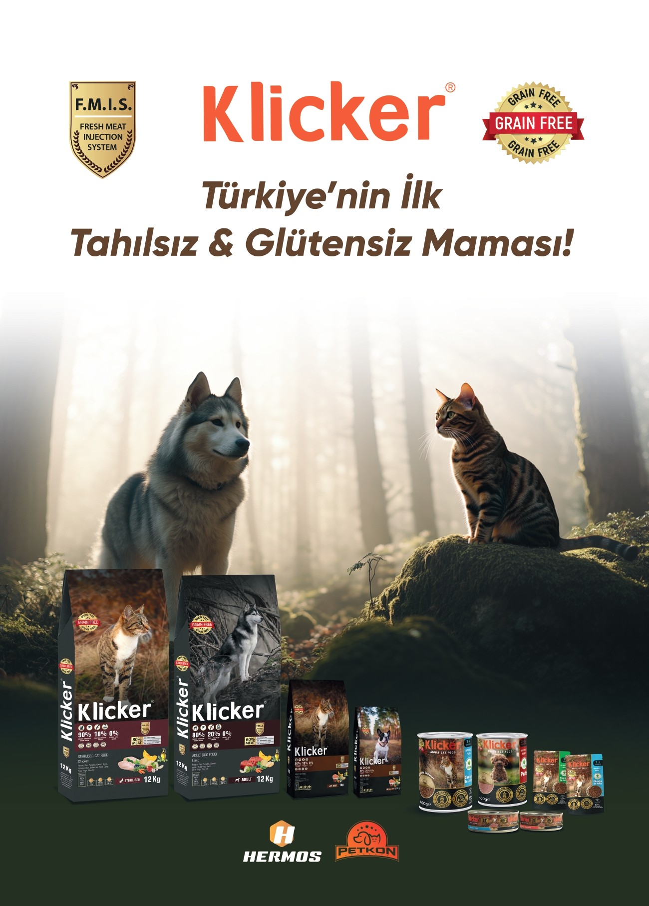 KLICKER MİNİ IRK YAVRU KÖPEK KURU MAMASI KUZULU