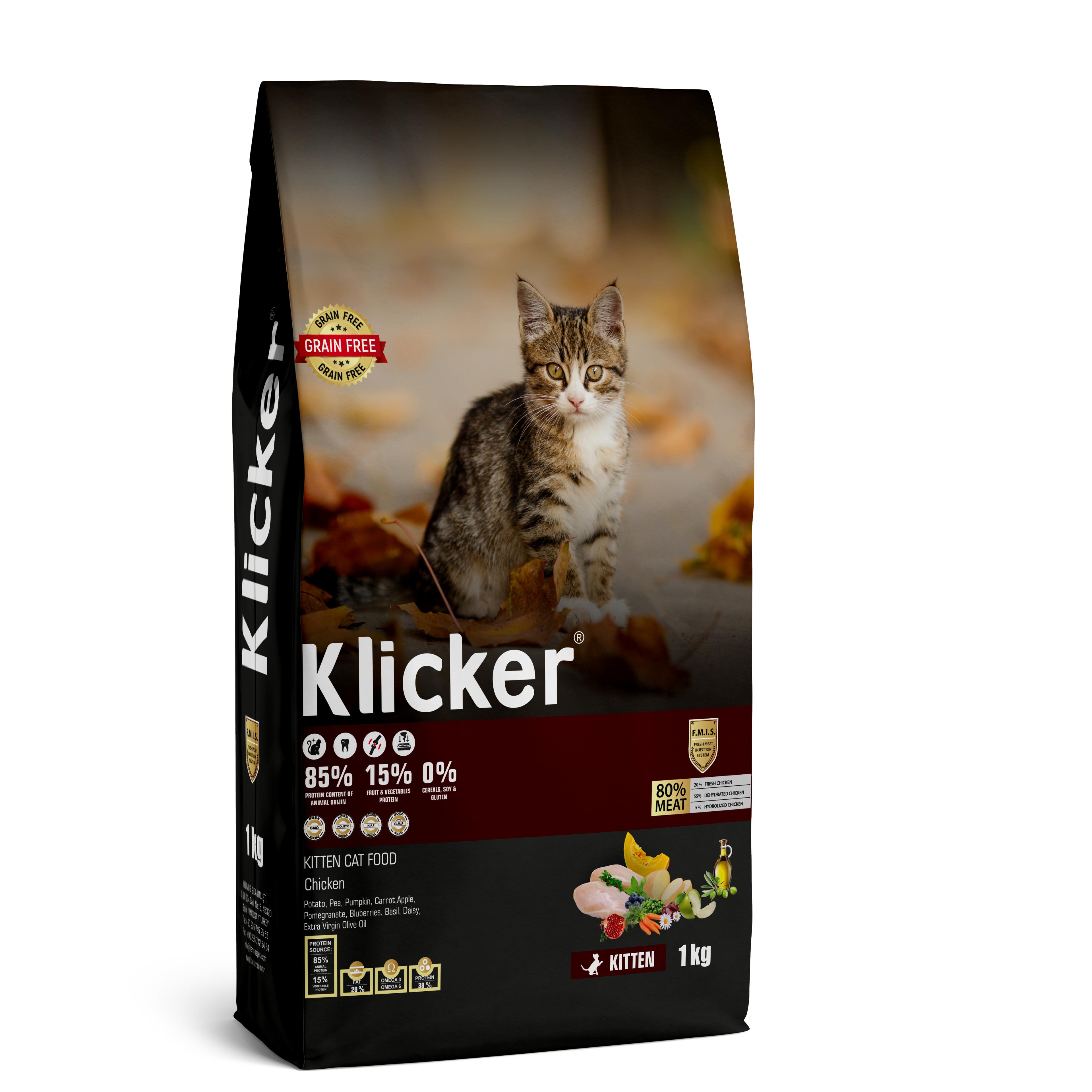 KLICKER YAVRU KEDİ KURU MAMASI TAVUKLU