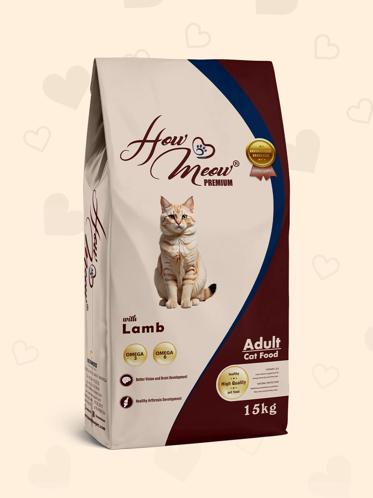 HOW MEOW YETİŞKİN KEDİ KURU MAMASI TAVUKLU
