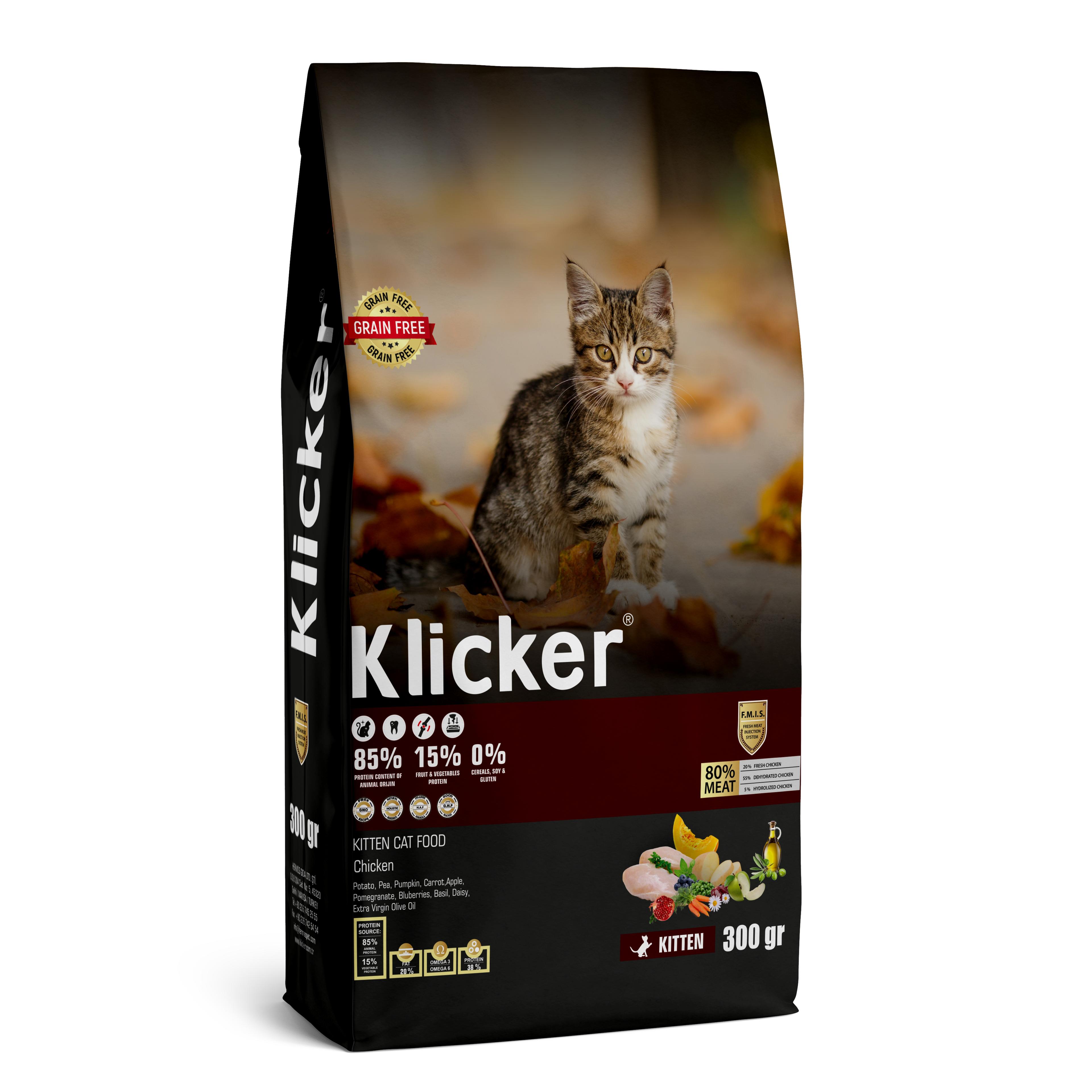 KLICKER YAVRU KEDİ KURU MAMASI TAVUKLU