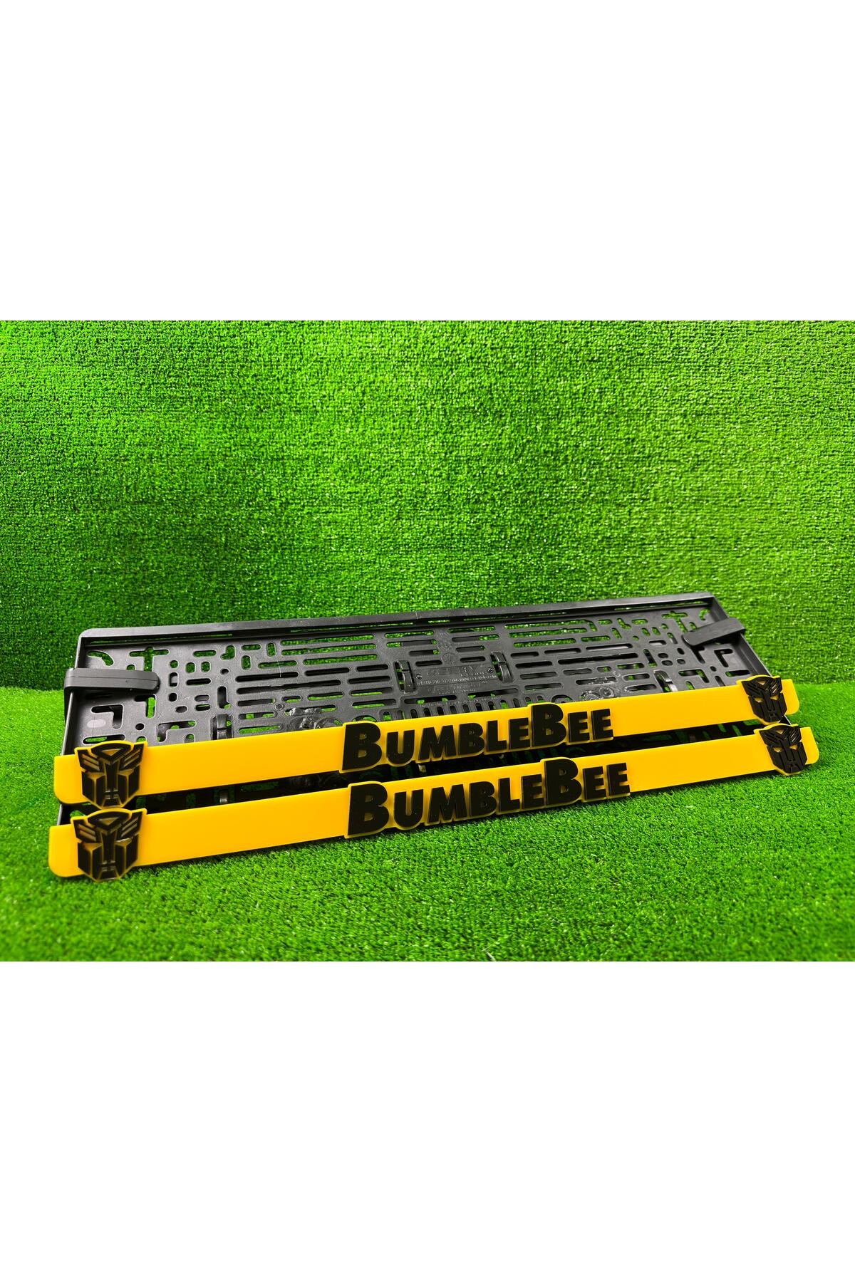 TRANSFORMERS BUMBLEBEE SARI 3D KABARTMALI PLEKSİ ARABA PLAKALIĞI
