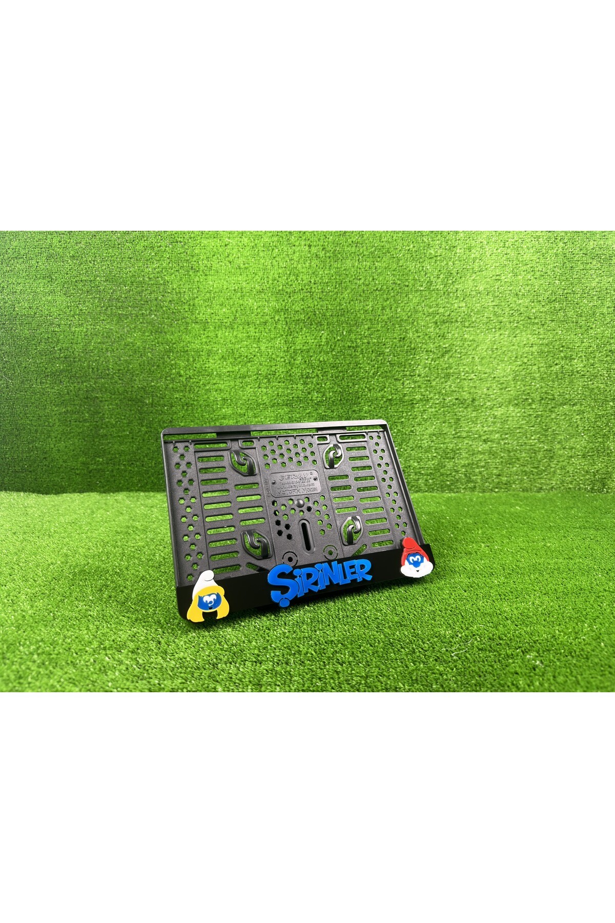 ŞİRİNLER 3D KABARTMALI PLEKSİ MOTOR PLAKALIĞI