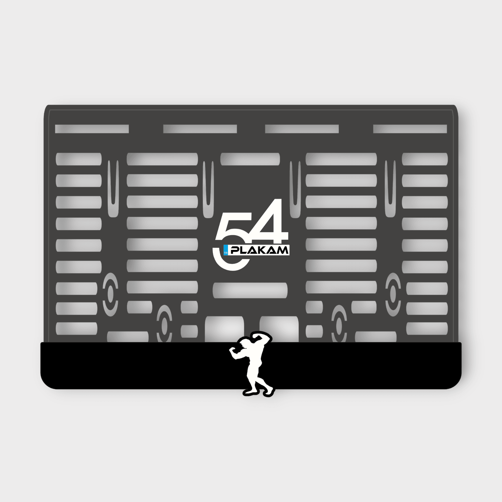 GYM 3D KABARTMALI PEKSİ MOTOR PLAKALIĞI - 2