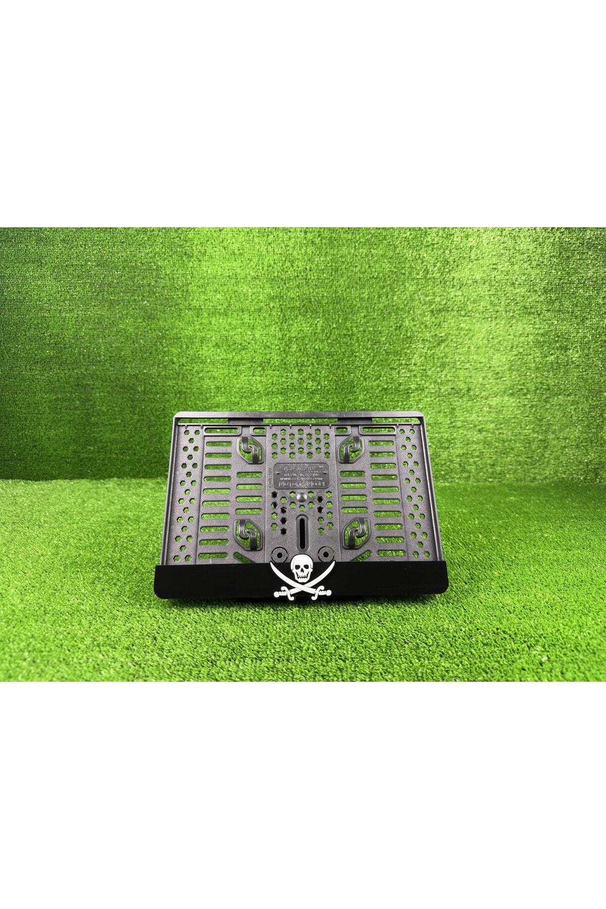 KORSAN LOGOLU 3D KABARTMALI PLEKSİ MOTOR PLAKALIĞI