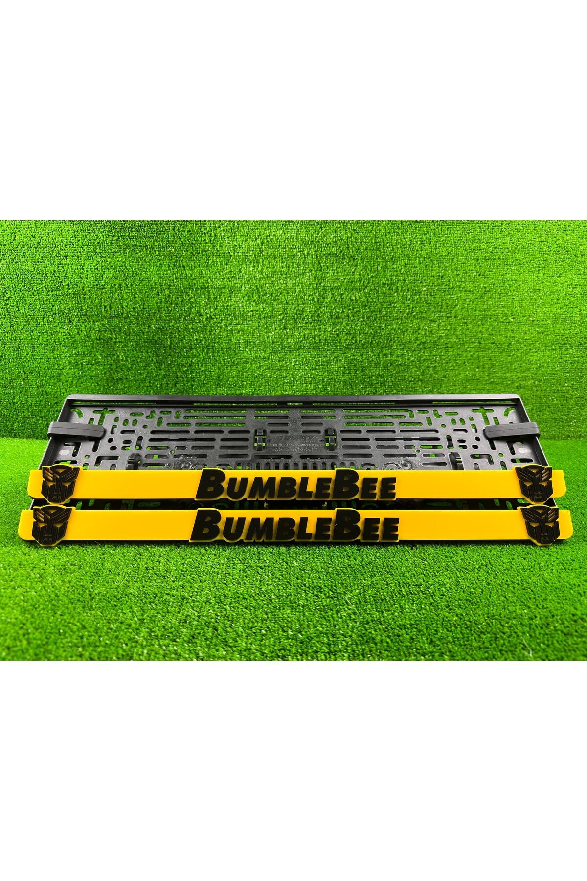 TRANSFORMERS BUMBLEBEE SARI 3D KABARTMALI PLEKSİ ARABA PLAKALIĞI